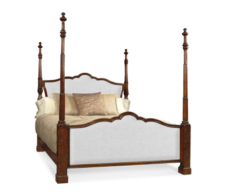 Four Poster Mahogany Cali King Bed