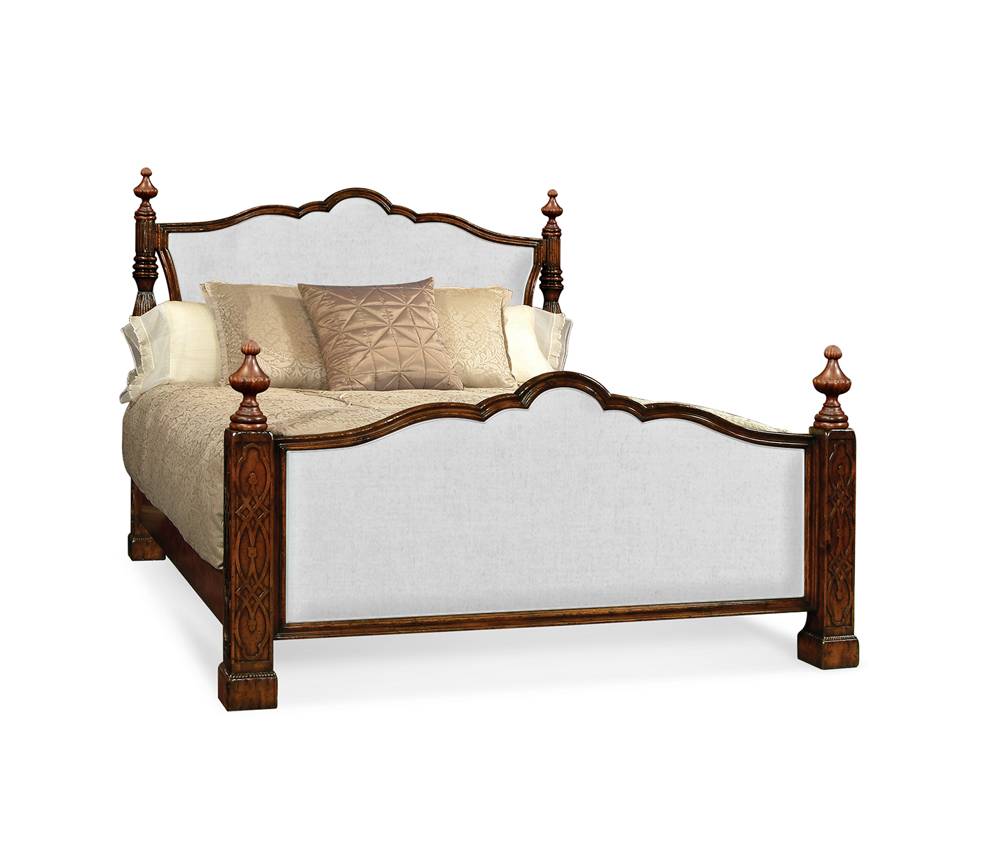 Four Poster Mahogany US King Bed