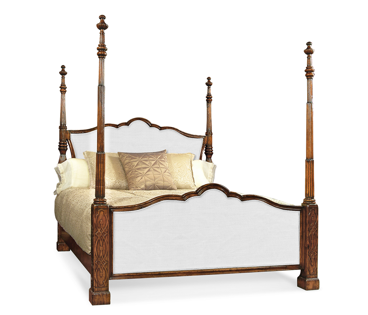 Four Poster Mahogany US King Bed