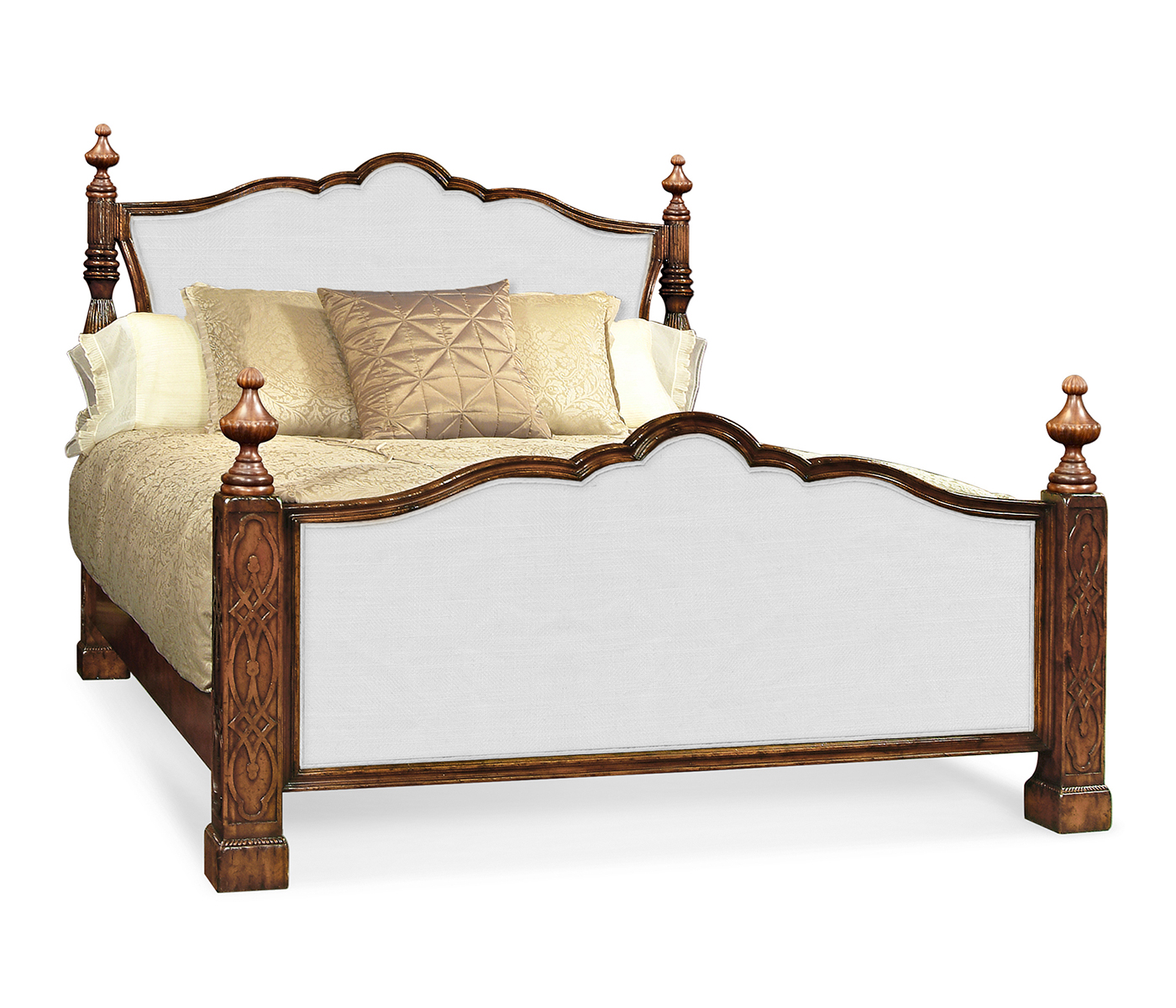Four Poster Mahogany US King Bed