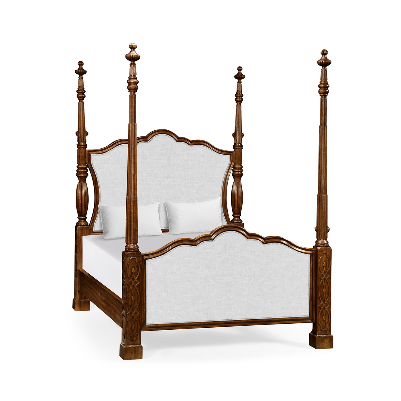 Four Poster Mahogany US Queen Bed