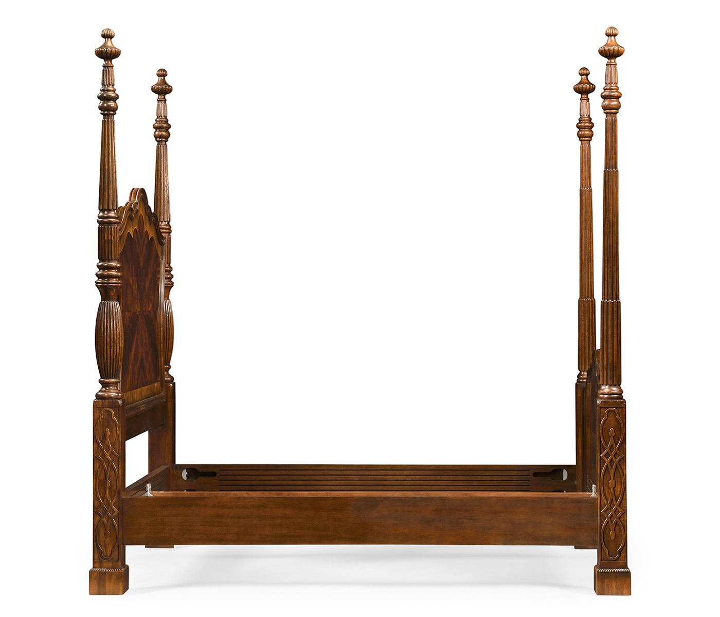 Four Poster Mahogany US Queen Bed