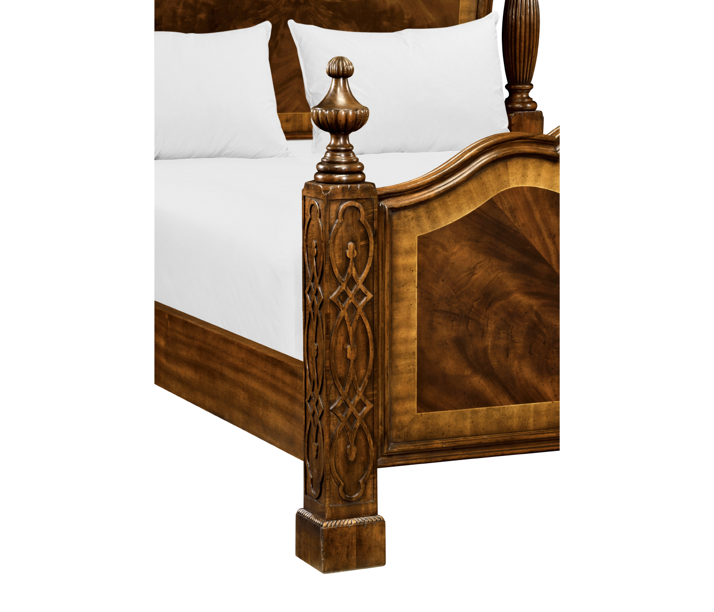 Four Poster Mahogany US Queen Bed