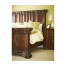 Serpentine Walnut Cali King Bed