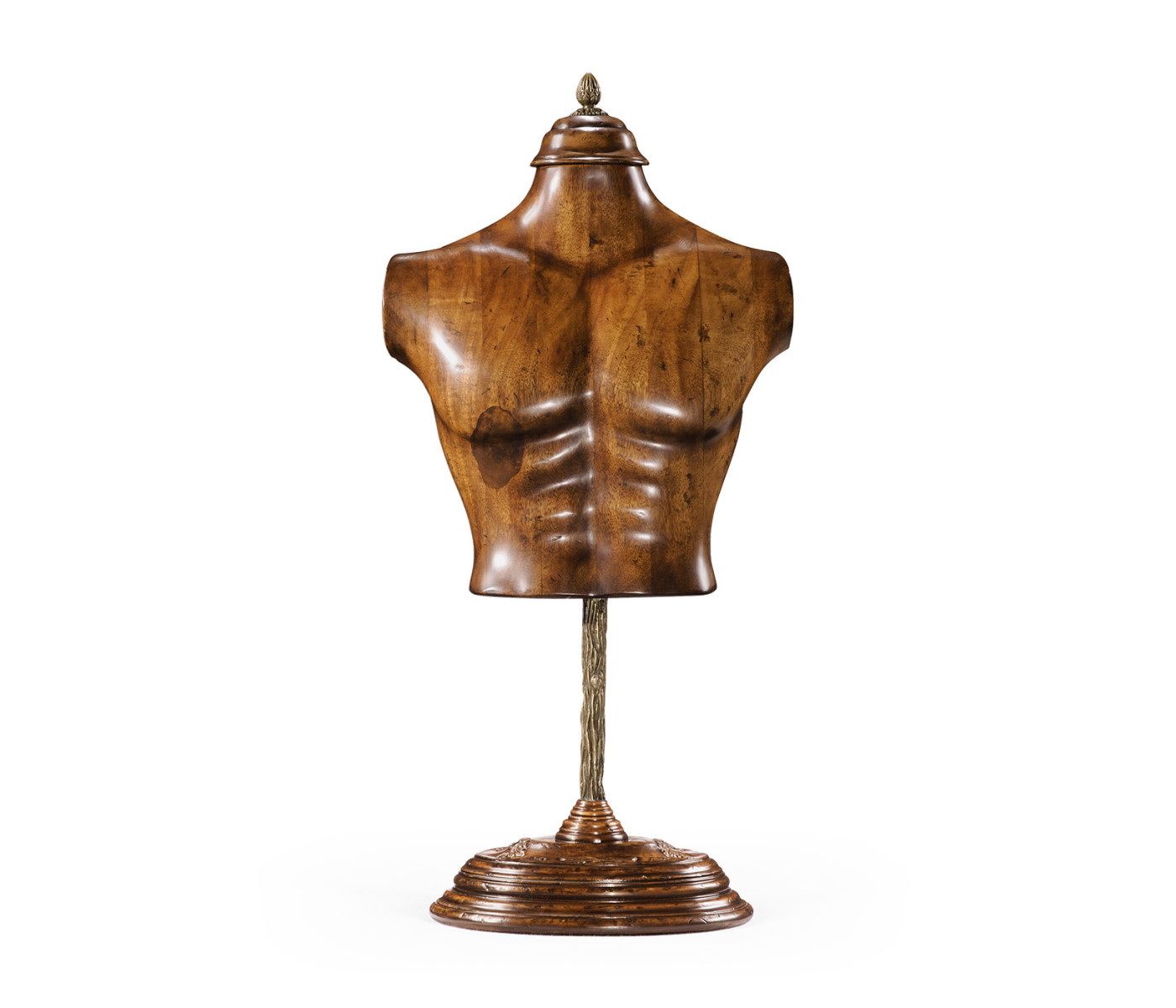 Small Male Wooden Mannequin & Torso on Stand
