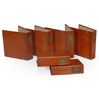 Three-Ring Leather Binders (Letter)