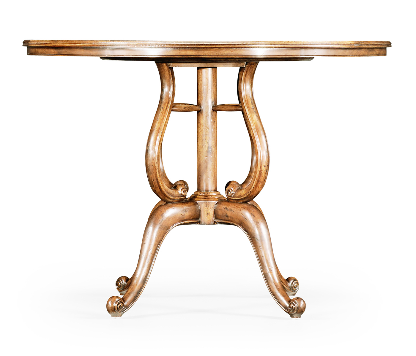 Inlaid country centre table