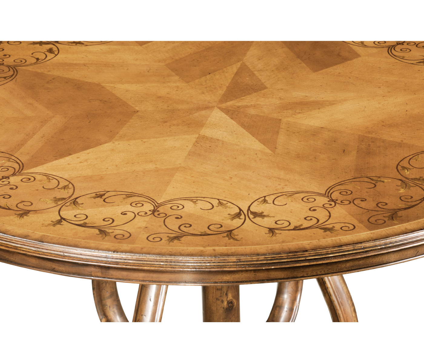 Inlaid country centre table