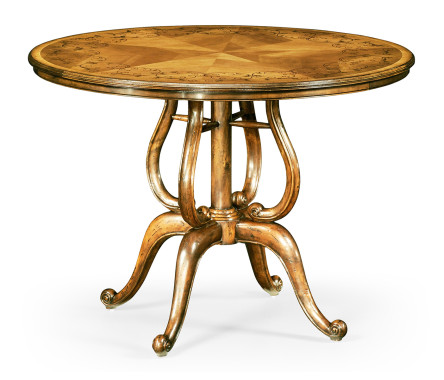 Inlaid country centre table