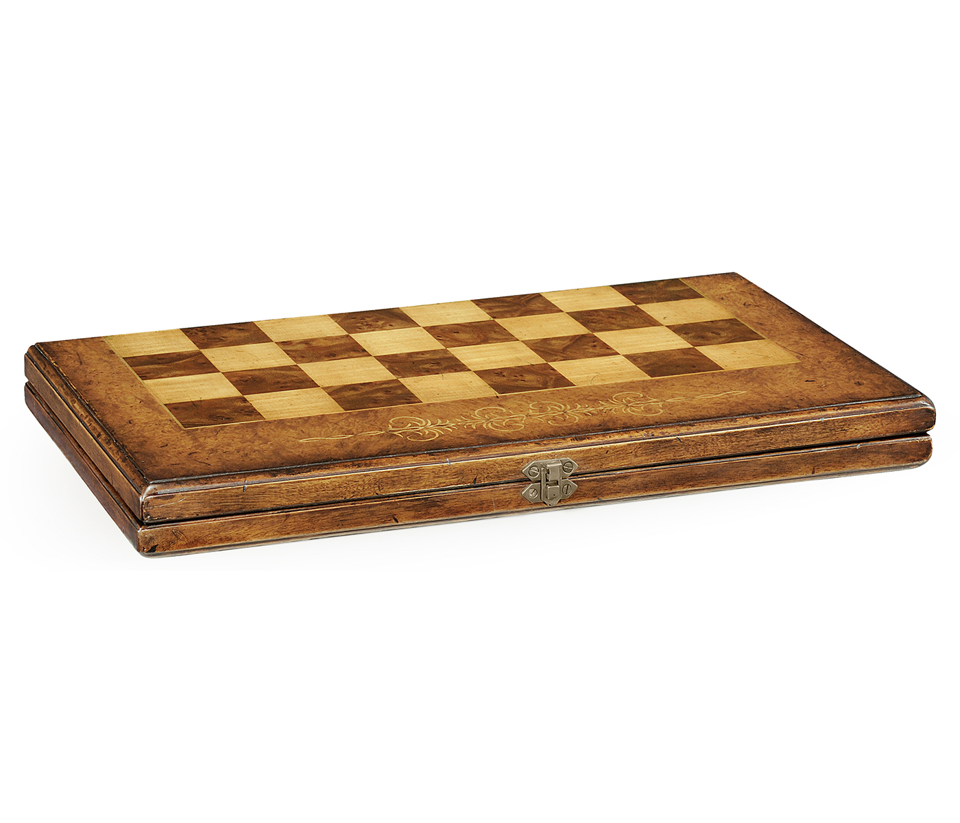 Folding Burl Walnut Games Board