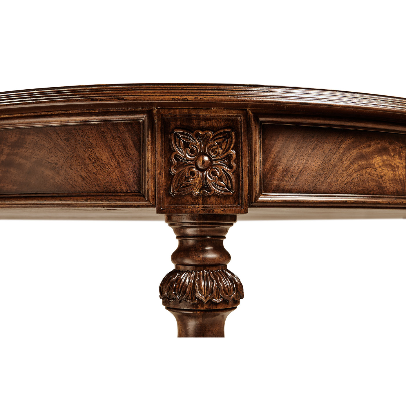 Napoleon III Mahogany Center Table (Plain Base)