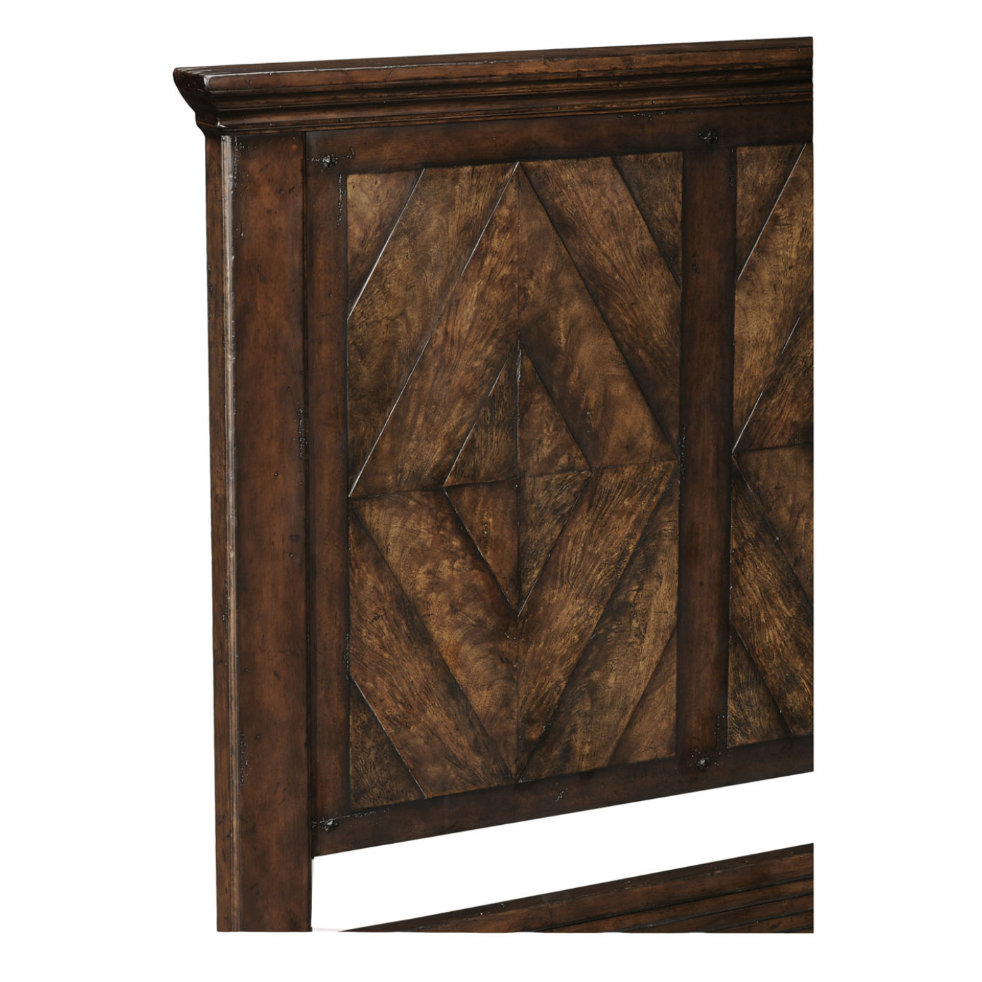 Crotch Walnut UK Queen Bed