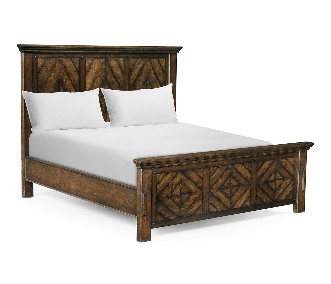 Crotch Walnut US King Bed