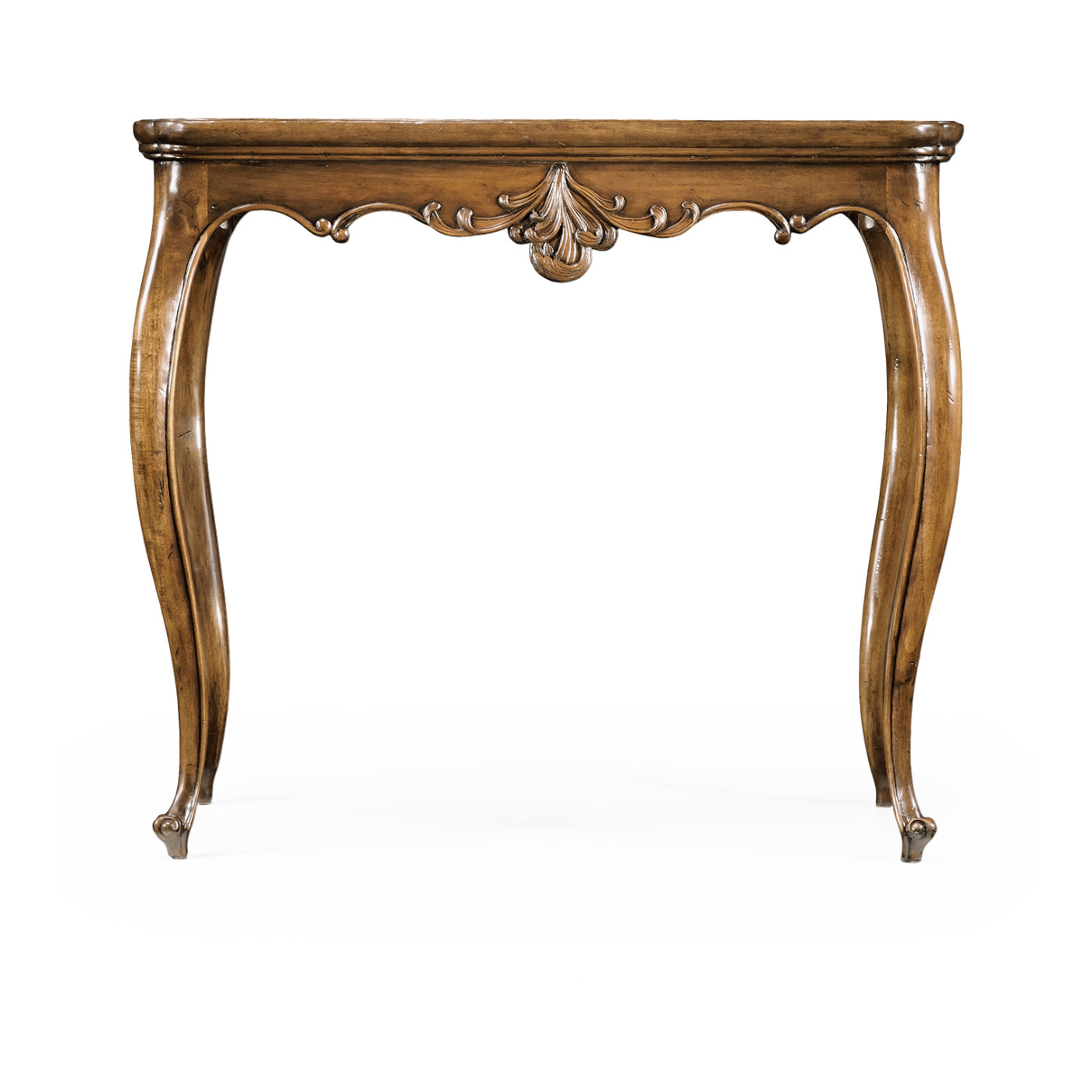 Walnut rococo side table
