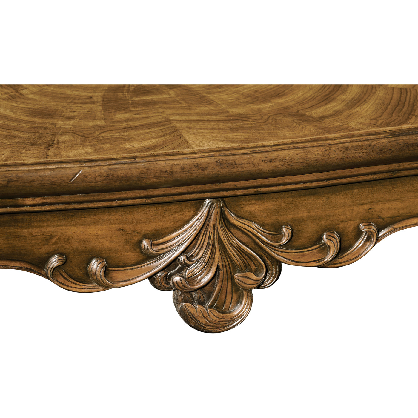 Walnut rococo side table