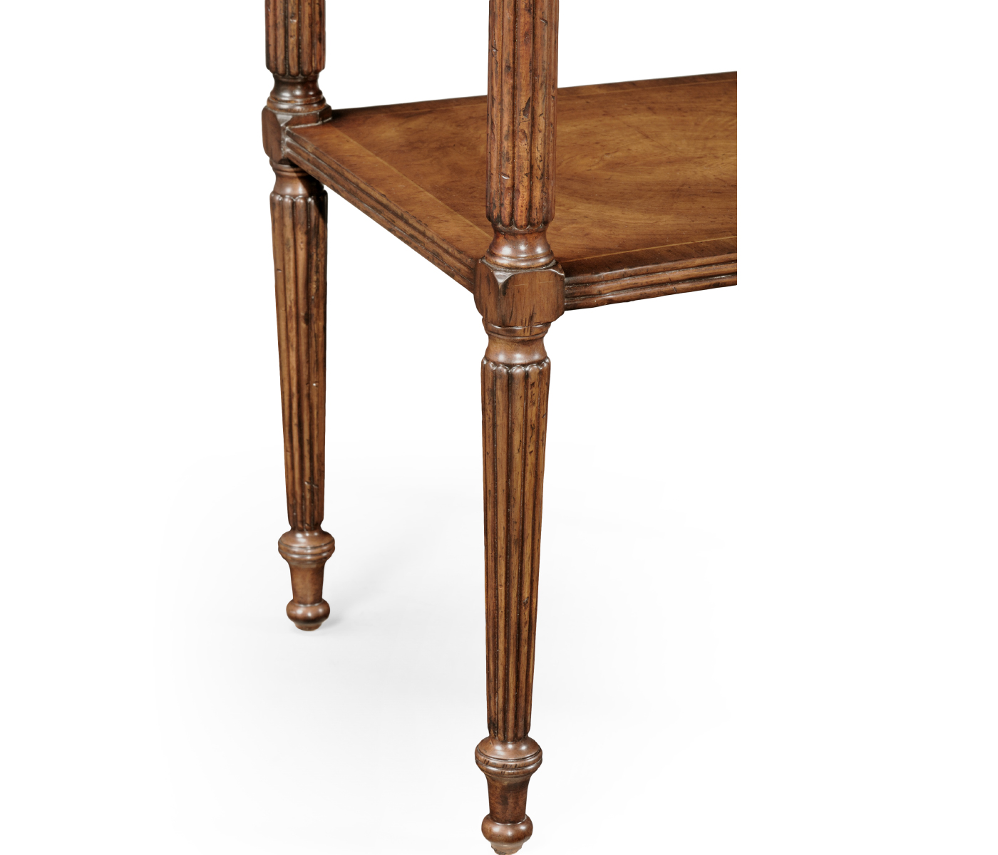 Regency Walnut Bedside Table