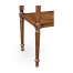 Regency Walnut Bedside Table