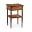 Regency Walnut Bedside Table