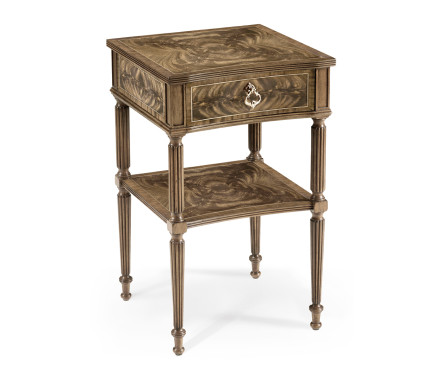 Regency Bleached Mahogany Bedside Table