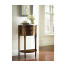 Crotch Walnut Demilune Narrow Tables