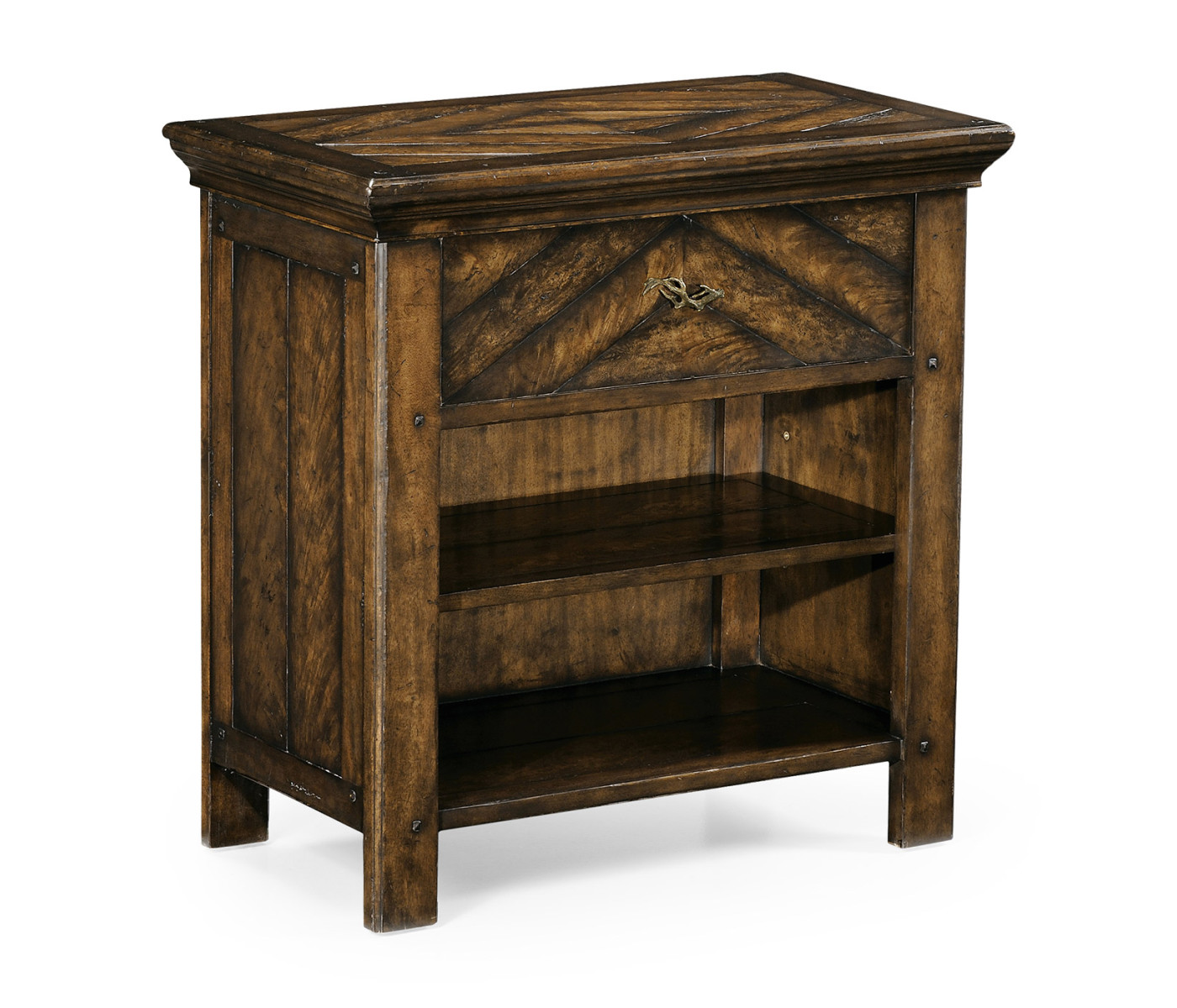 Bedside table with twig detail