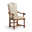 Country Walnut Dining Arm Chair