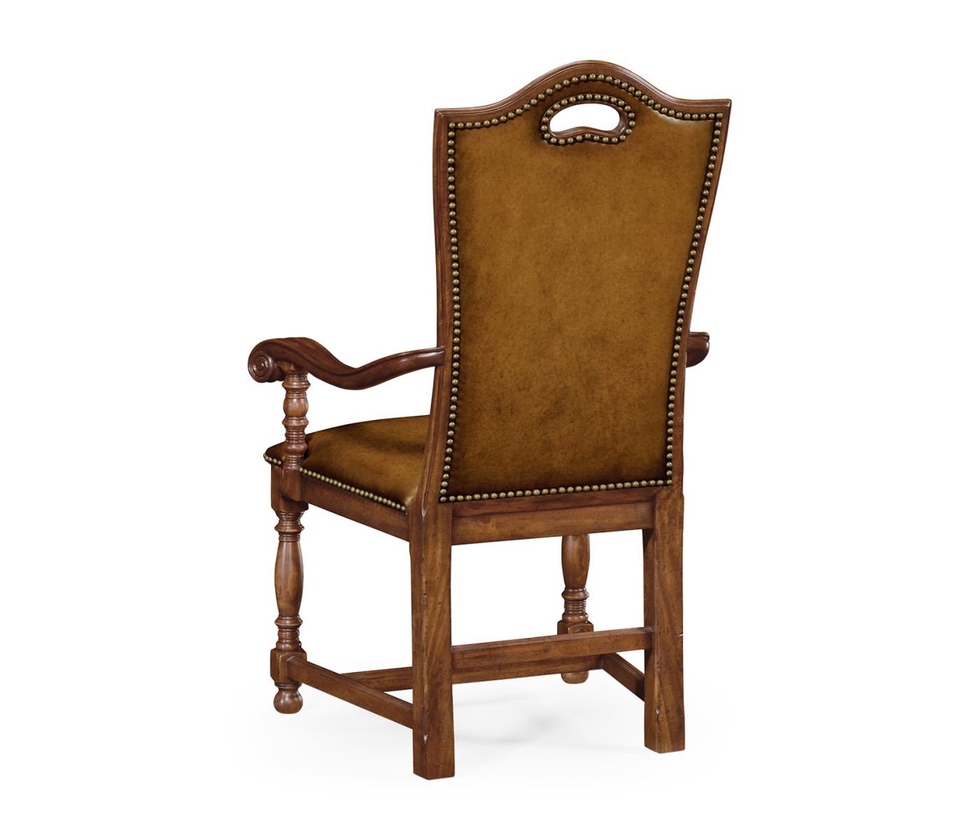 Country Walnut Dining Arm Chair