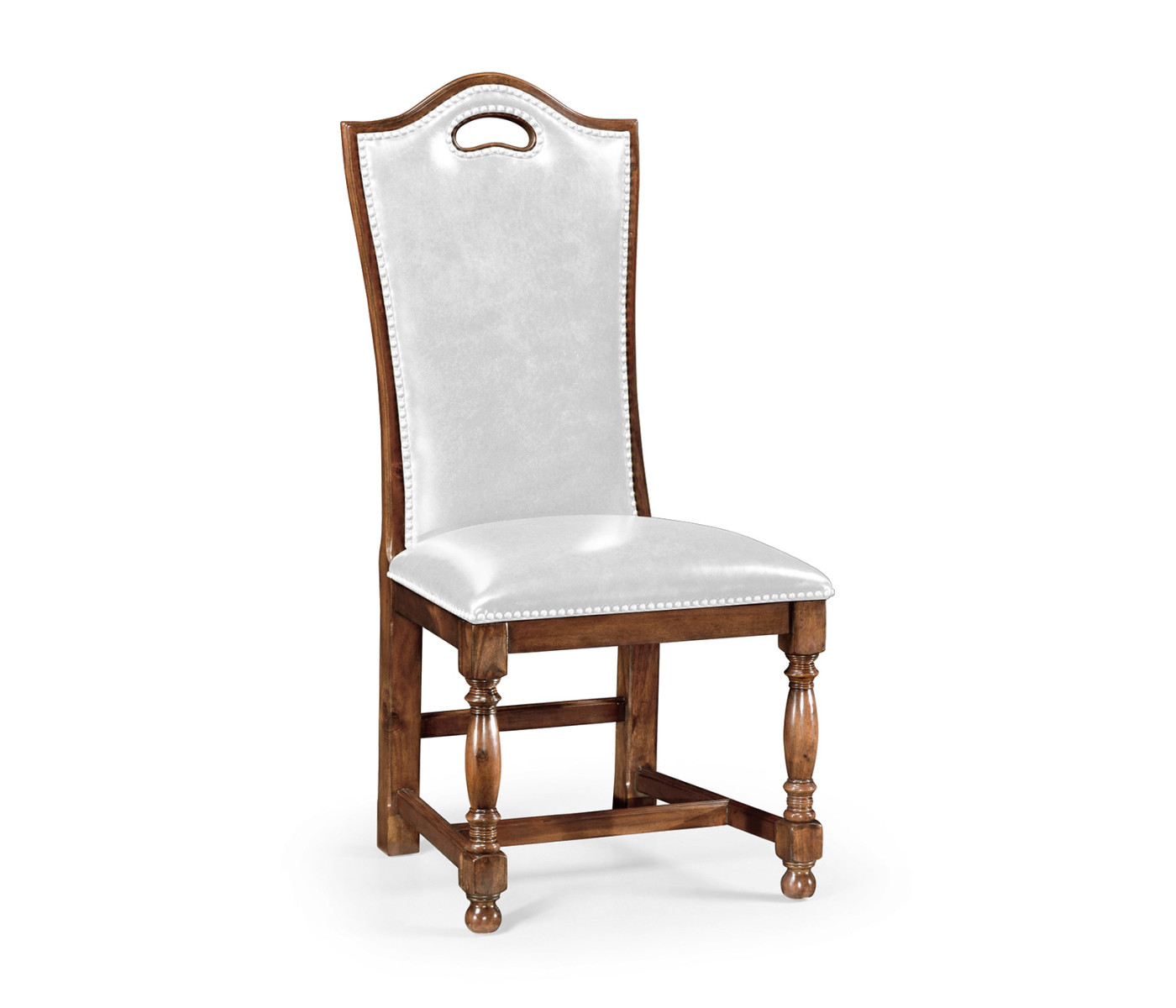 Country Walnut Dining Side Chair