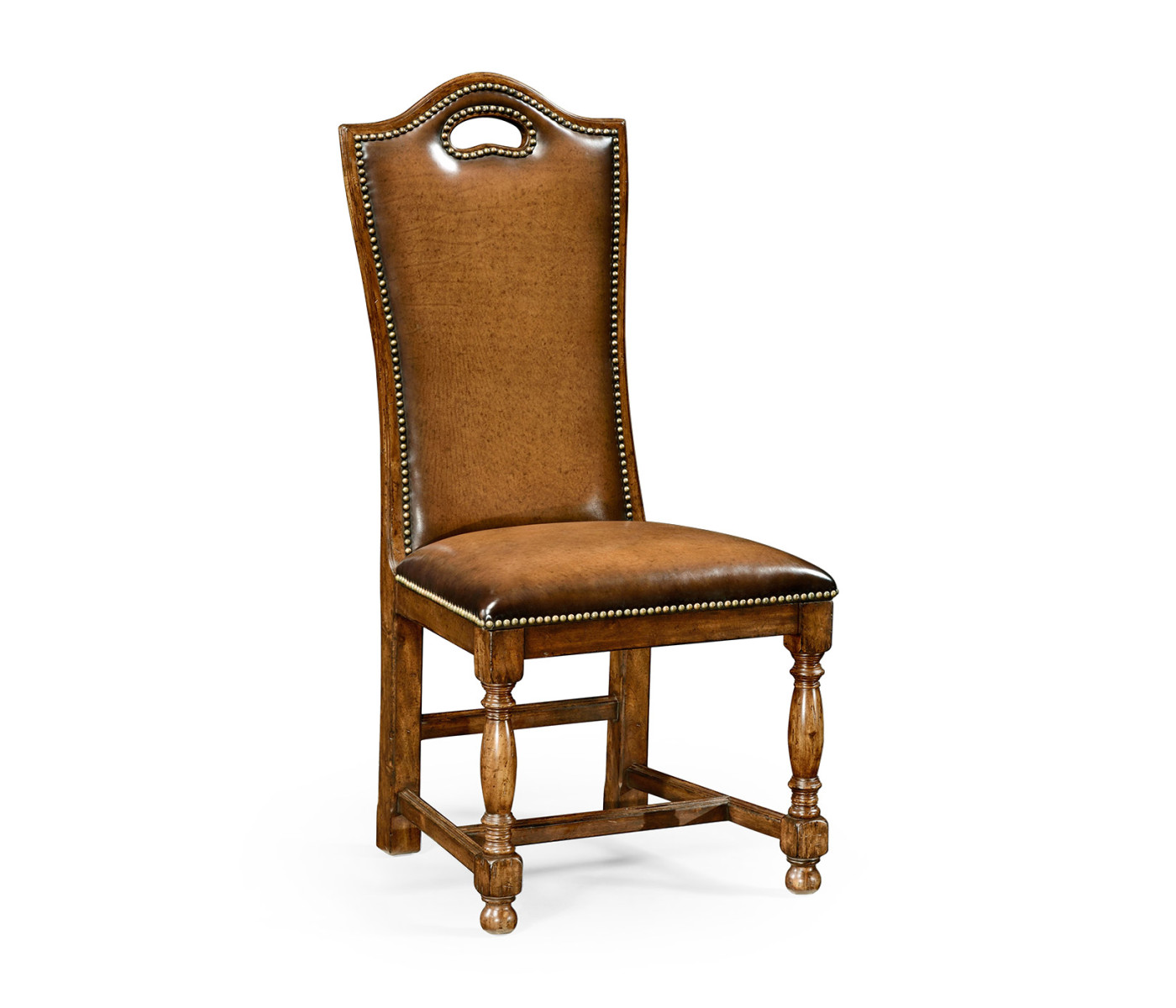 Country Walnut Dining Side Chair