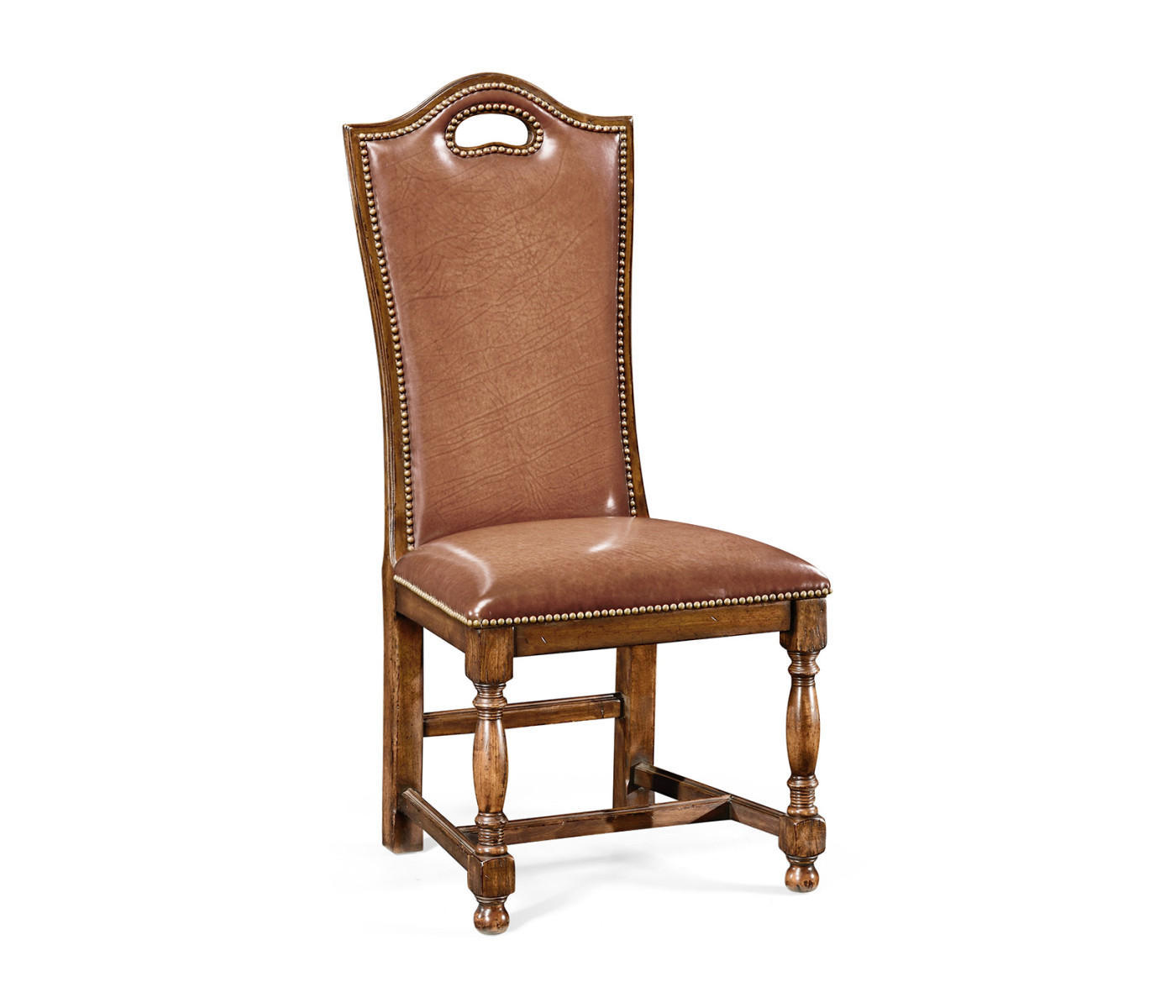 Country Walnut Dining Side Chair