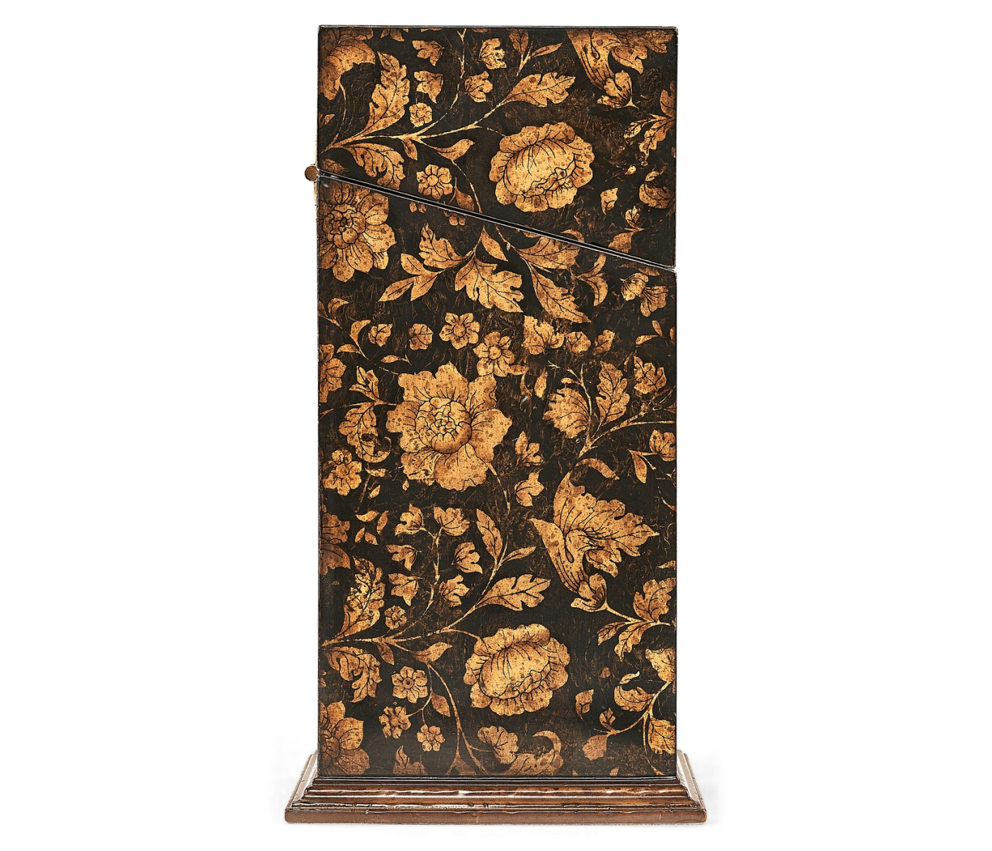 Single Glass Decanter & Black Chinoiserie Case