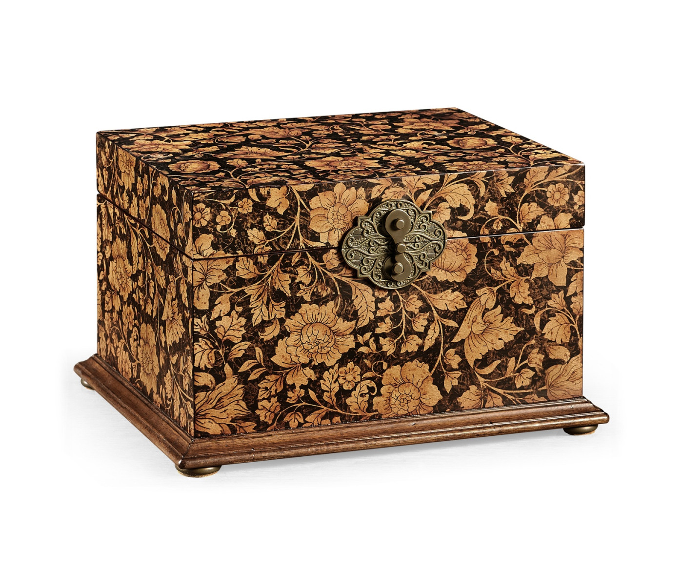 Black Chinoiserie Jewellery Box