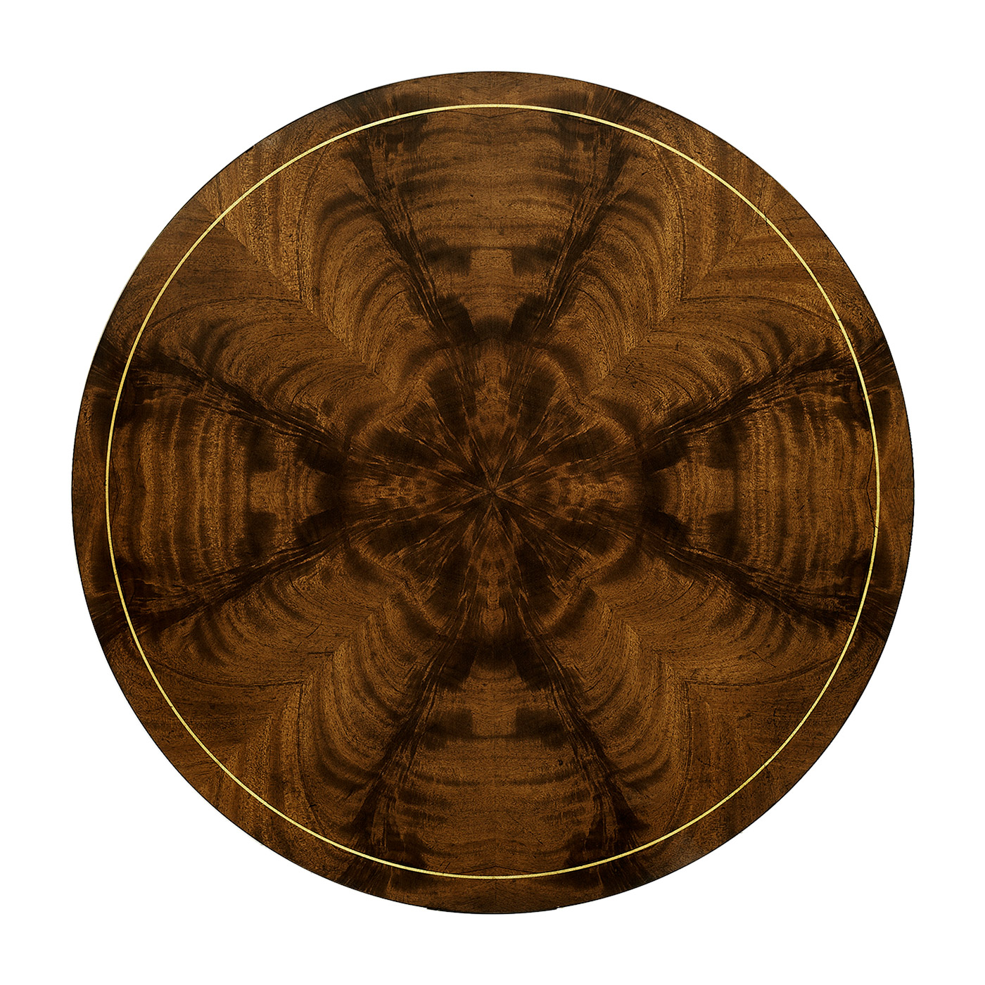 Round Antique Mahogany Side Table