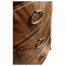Biedermeier style mahogany demilune cabinet