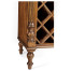 Free Standing Walnut Wine Cabinet