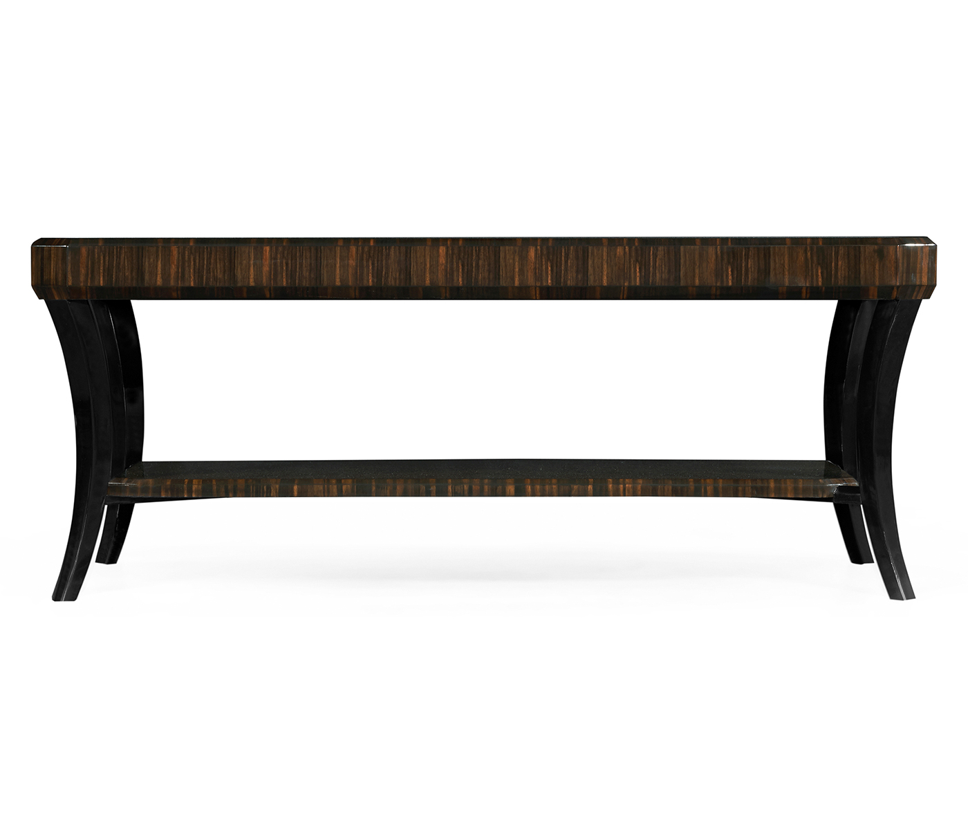 Rectangular Art Deco Macassar Ebony High Lustre Coffee Table