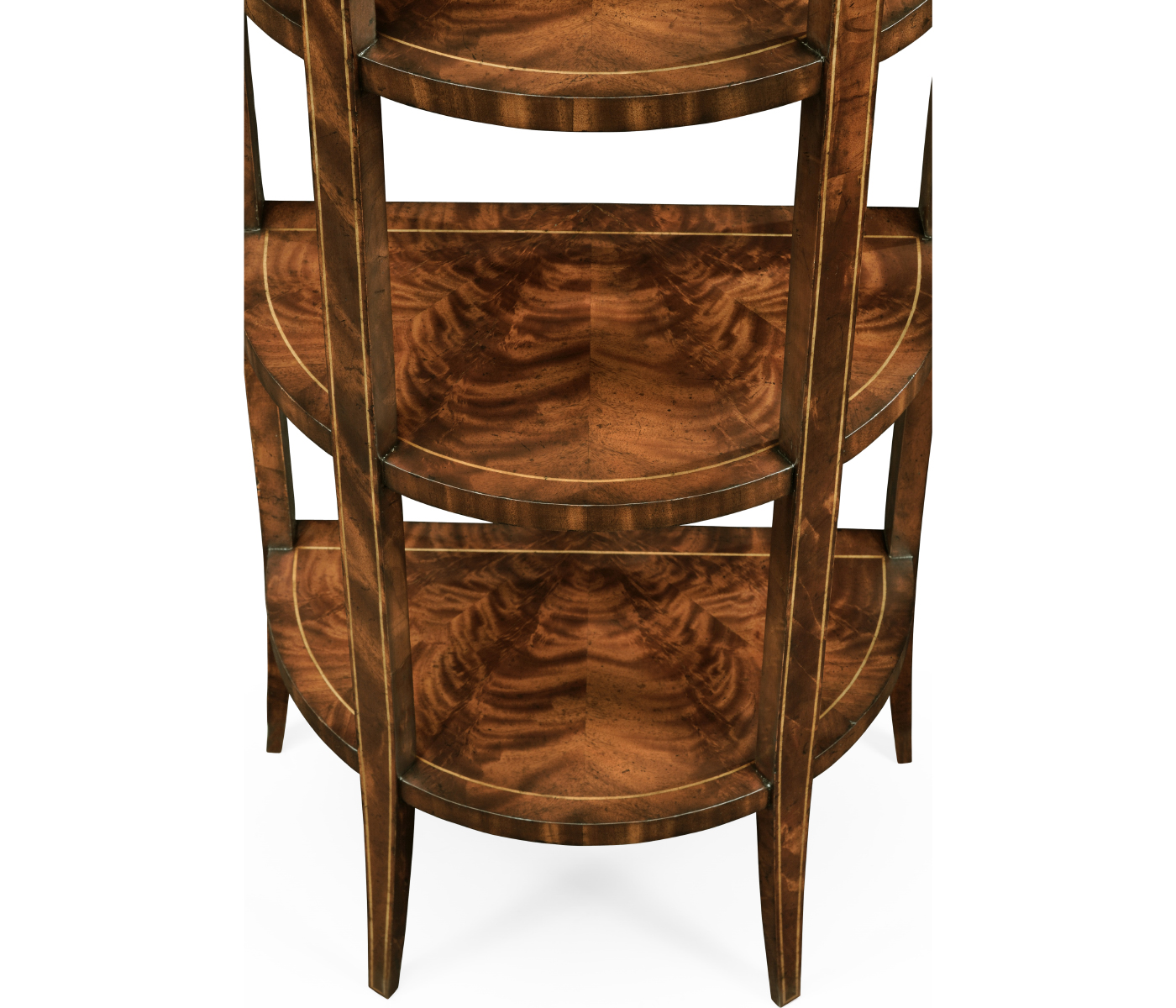 Biedermeier style four-tier étagère (Mahogany)