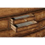 Crotch walnut chest of drawers