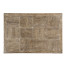 Limed oak & iron coffee table