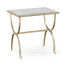 Églomisé & Silver Iron Rectangular Side Table