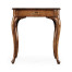 Walnut Square Lamp Table Serpentine Profile