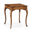 Walnut Square Lamp Table Serpentine Profile