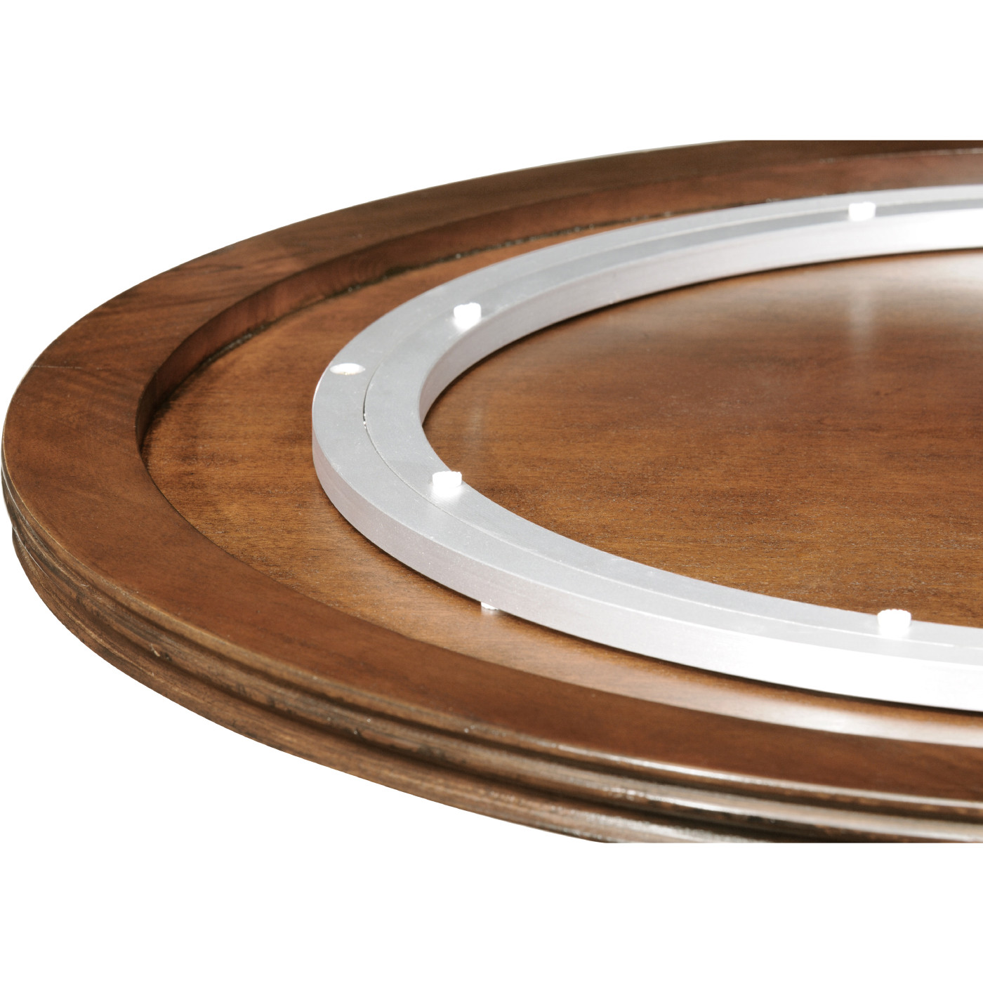 Country walnut lazy susan 32