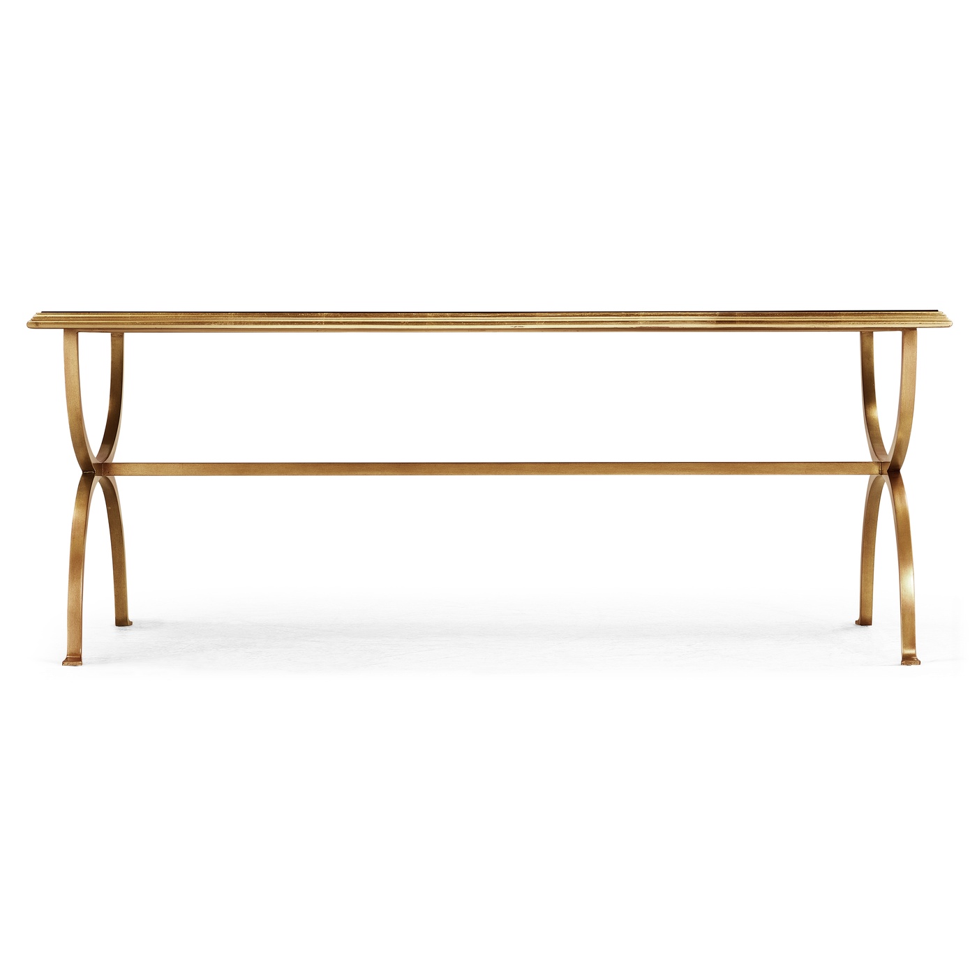 Églomisé & Gilded Iron Coffee Table