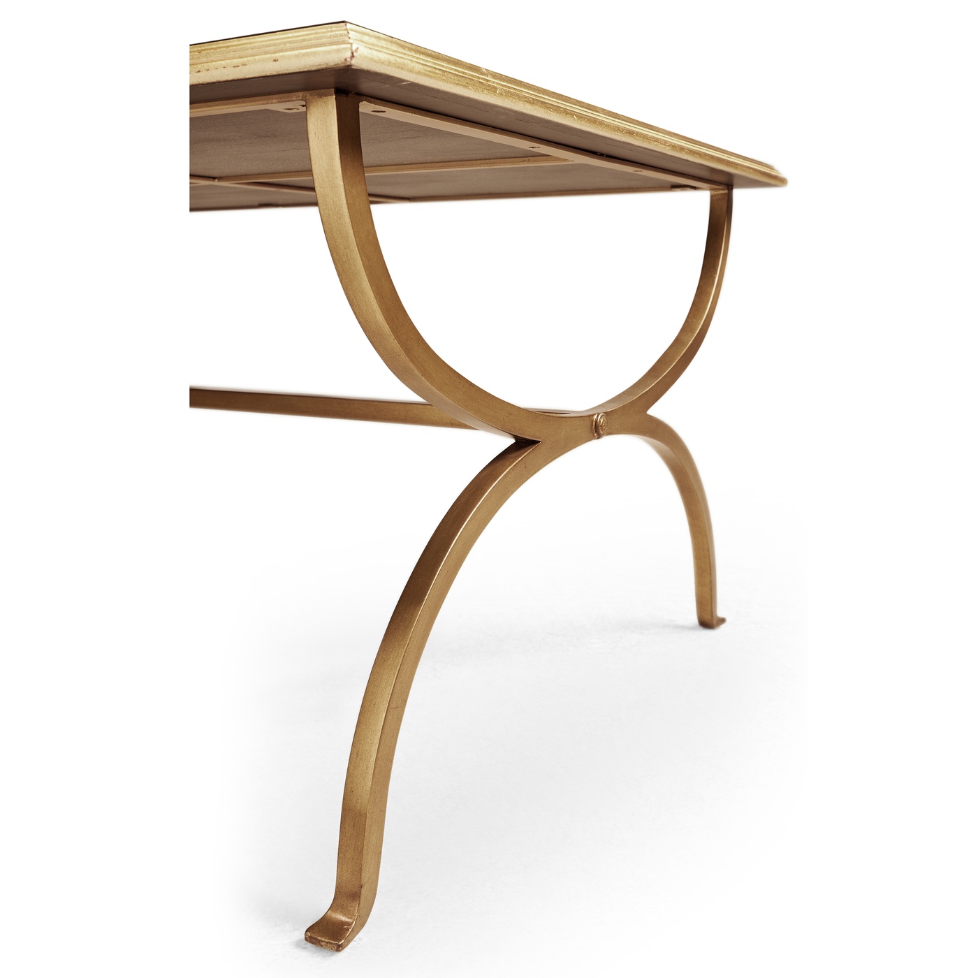 Églomisé & Gilded Iron Coffee Table