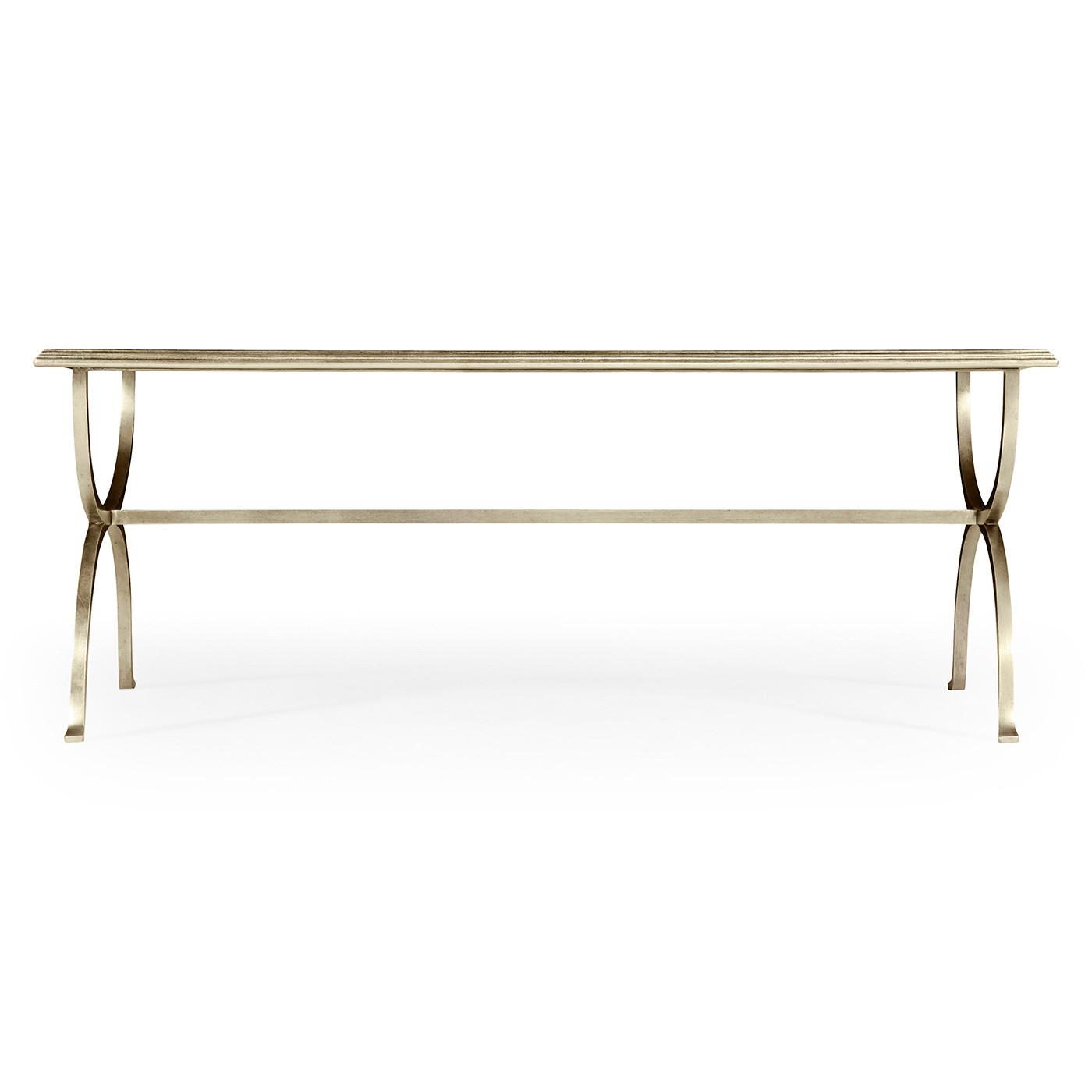 Églomisé & Silver Iron Coffee Table