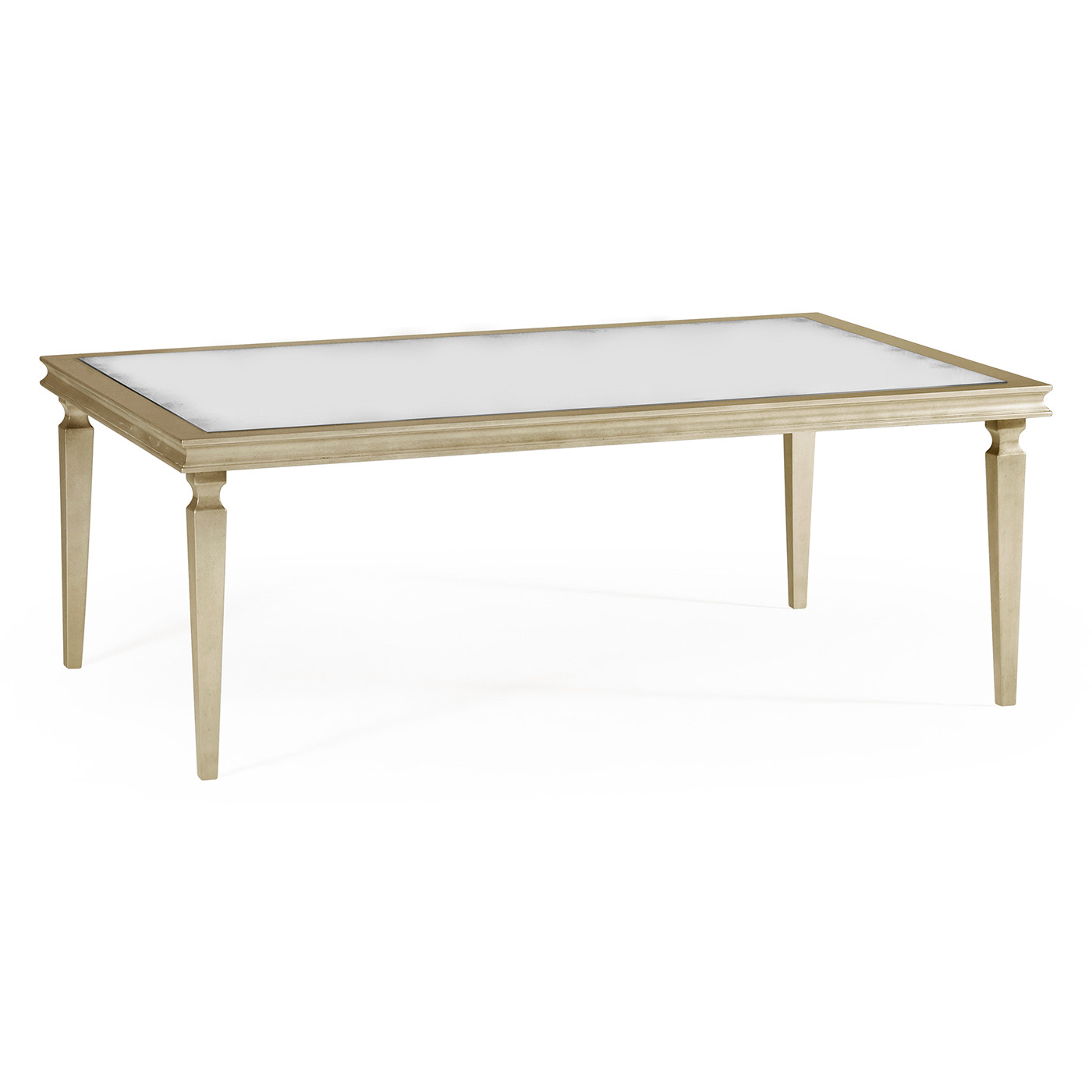 Italian Silver Rectangular Coffee Table