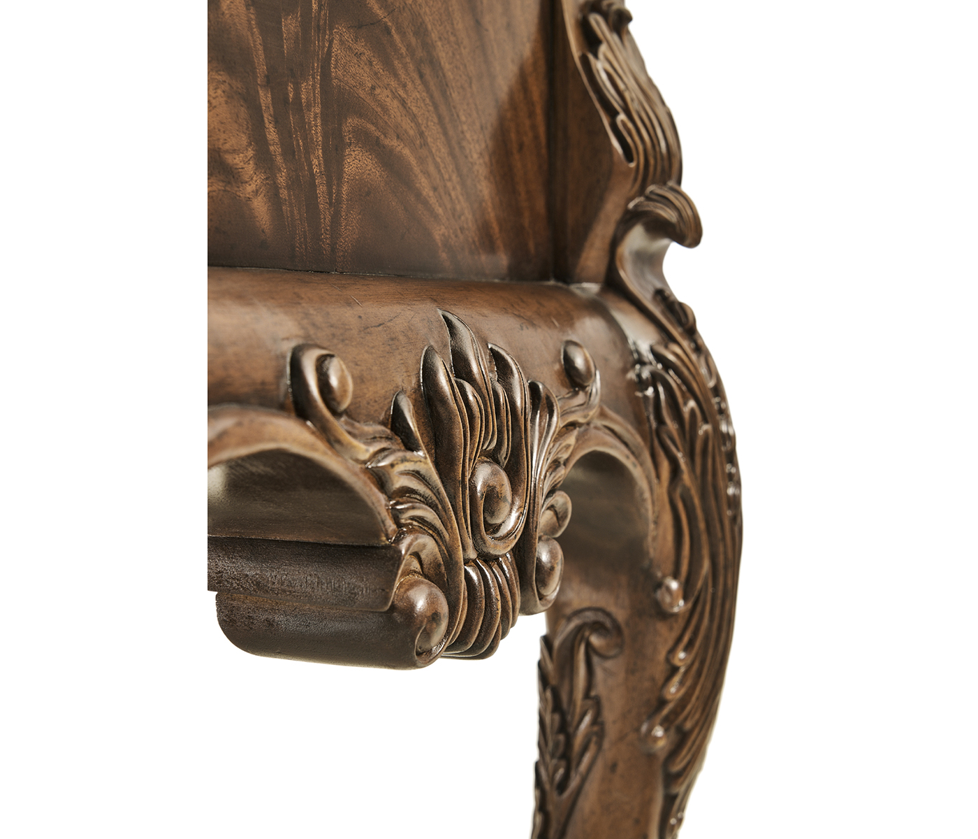 Irish Rococo Mahogany Console