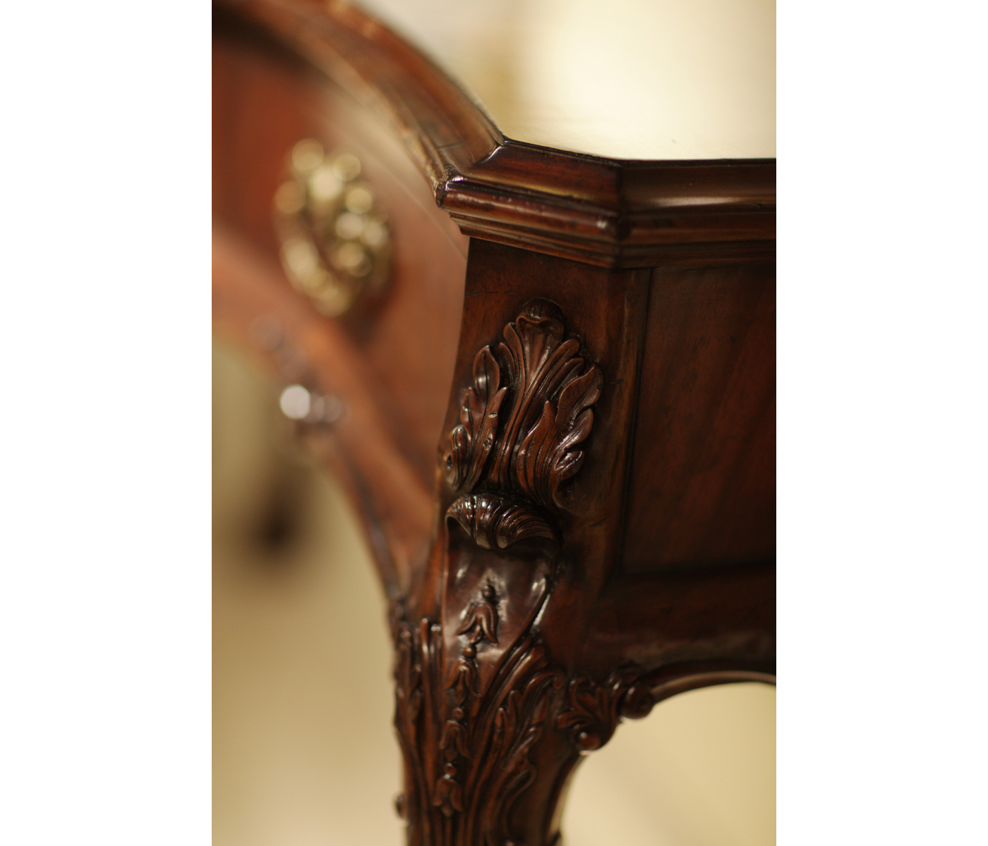 Irish Rococo Mahogany Console
