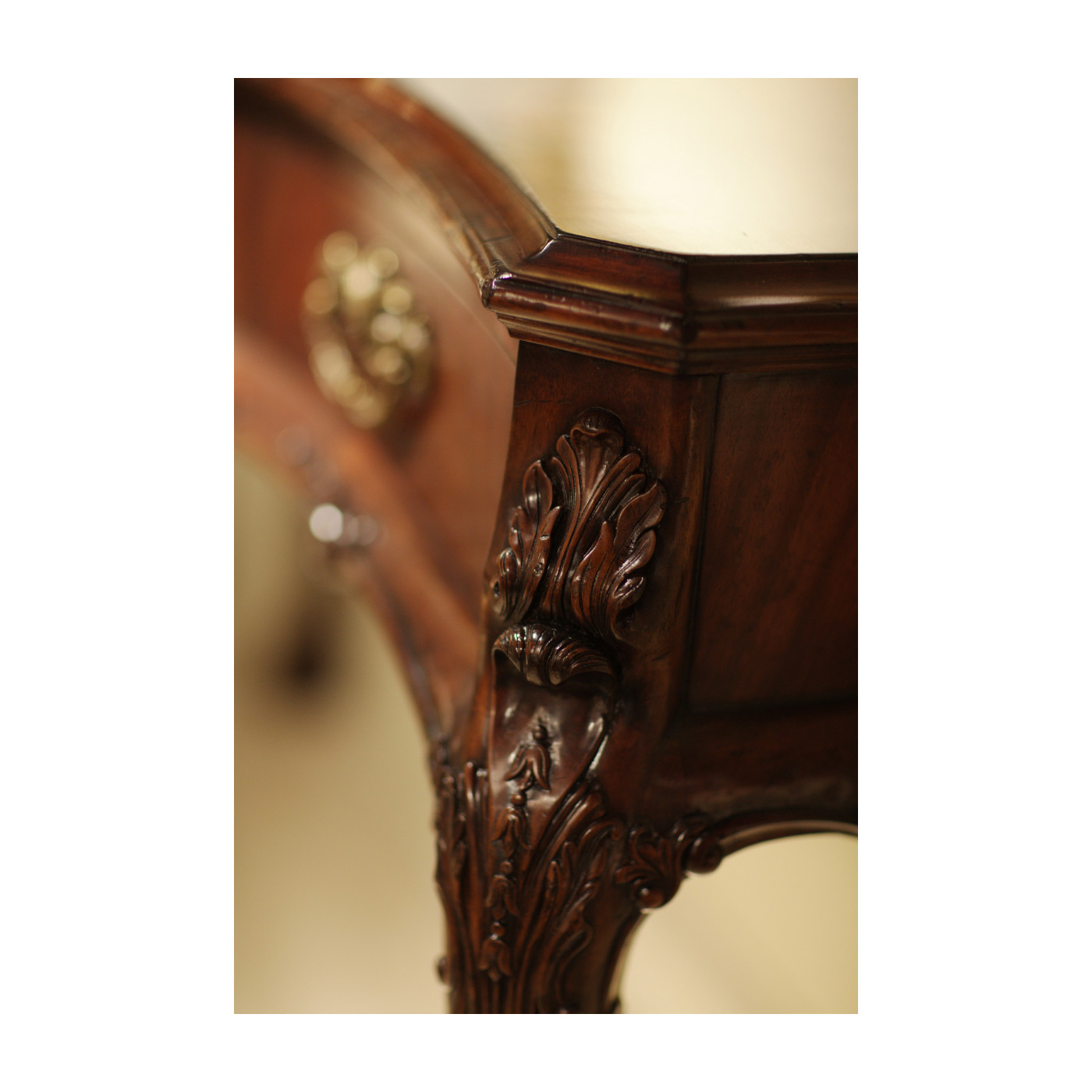 Irish Rococo Mahogany Console